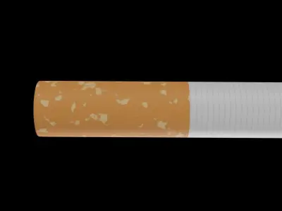 Cigarette  Low-poly 3D model