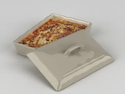 Casserole Dish 3D model
