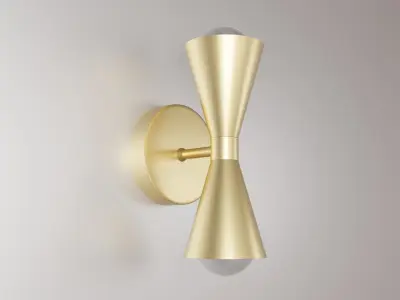 Geometric Fixture - Art Deco Sconce  - Modern Lighting 3D model