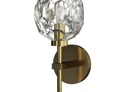 Parisian Wall Sconce Low-poly 3D model