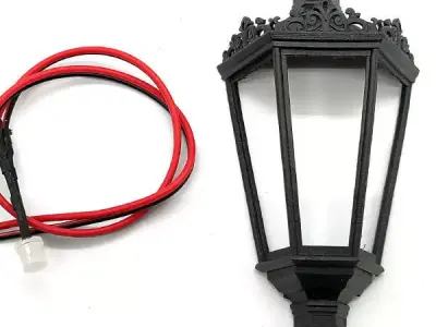 Classic Wall Lantern Vintage European Style 3D model 24P 3D print model