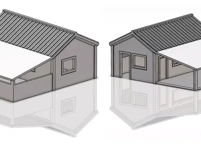 Ranch Animal Shed Free 3D print model