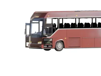 American design bus 3D model