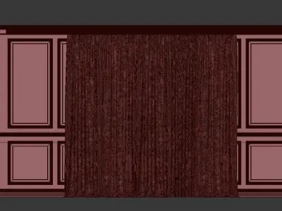 Curtain Set 302 3D model