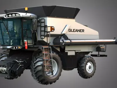 S96 - Combine Harvester - without Harvester Header 3D model