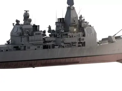 US NAVY NEW TICONDEROGA CLASS CRUISER 3D model