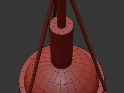 EAST PENDANT 3D model