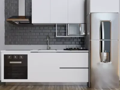 Modern kitchen 3D model