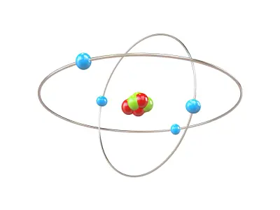 Beryllium Chemical Element v2 002 Low-poly 3D model
