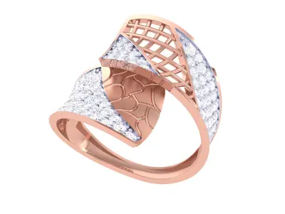  Women Ring MTL 3dm STL OBJ FBX Details 3D print model 104