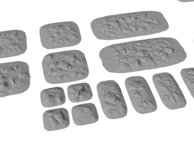 Tabletop Gaming Landscapes Mega Pack 001 3D print model