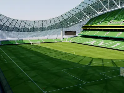 Aviva Stadium - Dublin Ireland 3D model