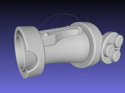 Street Fighter Cammy Gauntlet And Glove Back 3D print model