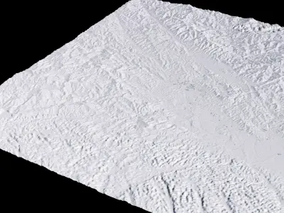 Baicheng China City Landscape 3D Model 3D model