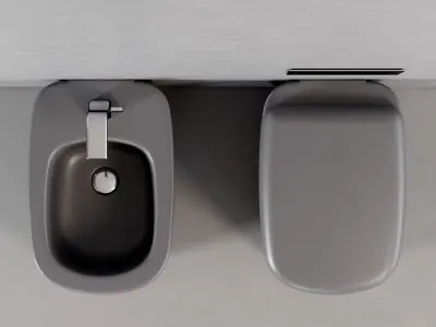 Ceramica Flaminia Mono WC Low-poly 3D model