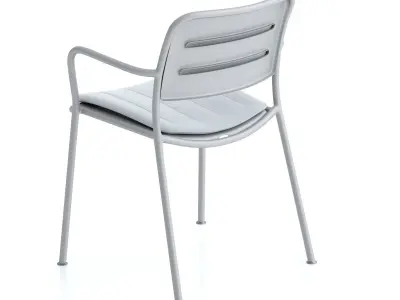 Kettal Village Table and Chair 3D model