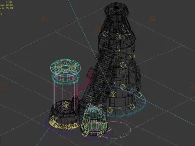 Functional mechanical object 05 3D model