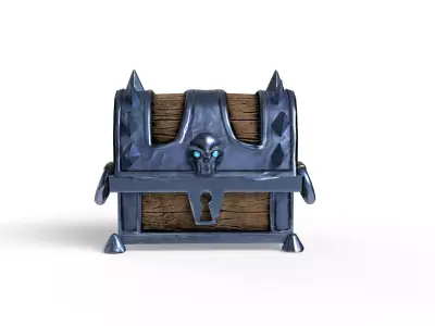 Realistic PBR Treasure Chest - MorisonDesign Free low-poly 3D model