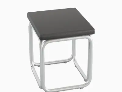 Modern Stool 02 Low-poly 3D model