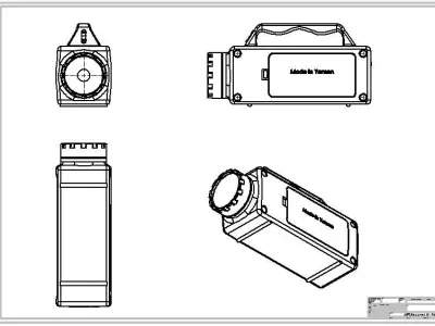 Hand light Free 3D model
