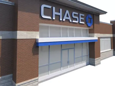 Chase Bank 3D model