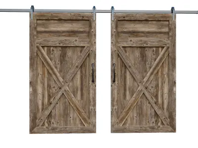Barn Door-03 3D model