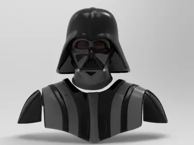 R1 VADER MANTLE SHOULDER ARMOR 3D model