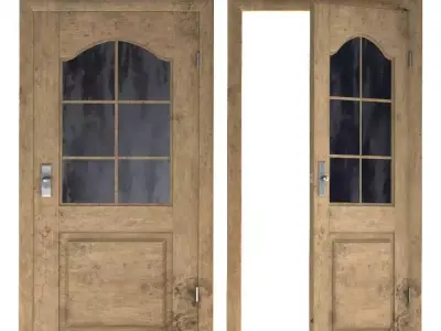 Doors3 Low-poly 3D model