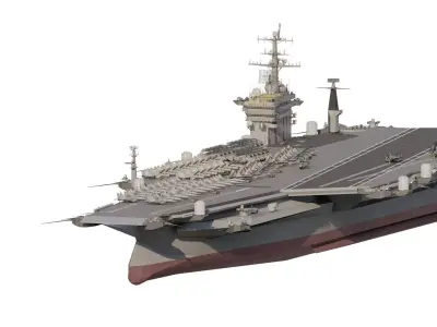 NEW GENERATION  AIRCRAFT CARRIER 3D model