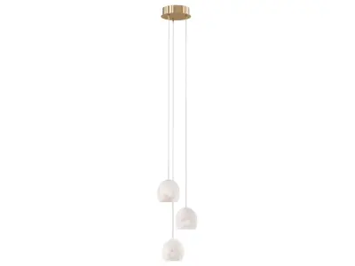 Arica Round Chandelier 3 Light 3D model