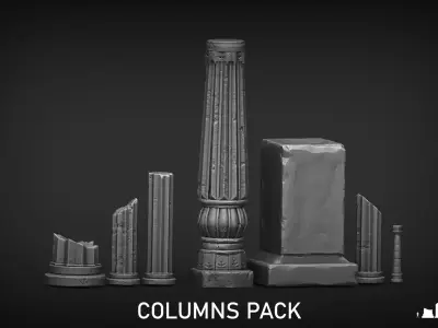 Ruins Assests 3D print model