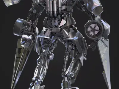 sideswipe transformer 3D model