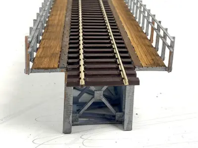 LINE-0007 Plate girder bridge riveted H0-scale 3D print model