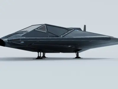  Futuristic Spaceship 01 