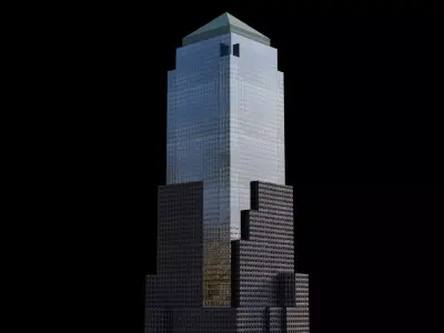 200 Vesey Street - NYC Low-poly 3D model