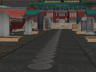 Shaolin Temple 3D model