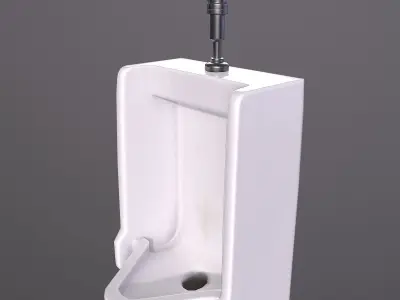 Urinal Low-poly 3D model