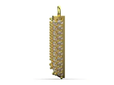 STL 3dm Pendant Brilliant Dance of Diamonds jp0211 3D print model