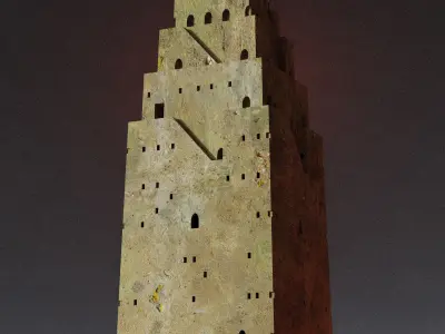 Babel City and Castle Pack 3D model