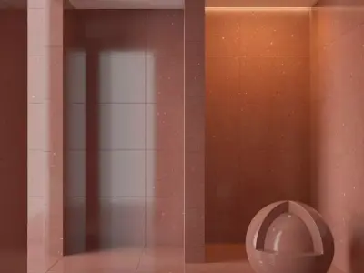 Marble wall 297 3D model