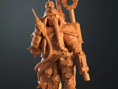 Traitor veteran squad x13 3D print model