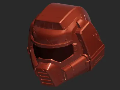 doom 3dv Helmet 3D print model