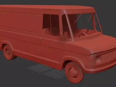 F A Series PanelVan 1973 3D print model