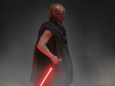 The Stranger Qimir Low-poly 3D model