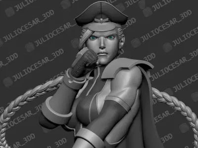 Street Fighter - Shadaloo Cammy Dictator 3D print model