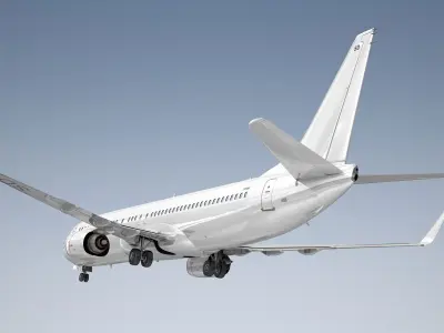  Boeing 737-800 Generic White 