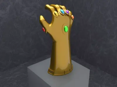 Infinity Gauntlet 3D model