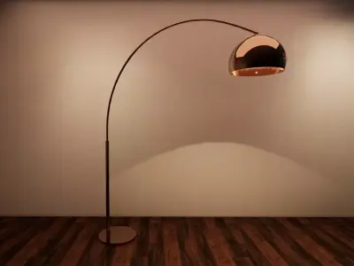 Arc floor lamp -Revit 2018-  Free 3D model