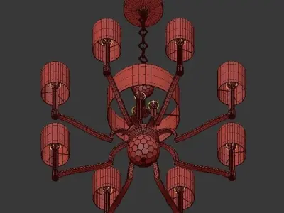 Hudson Valley Waterloo Chandelier 3D model