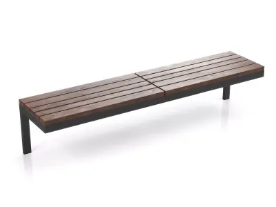Modern park furniture 3D model